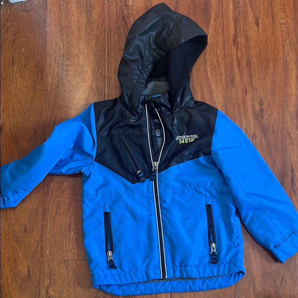 London Fog Kids Blue and Black jacket